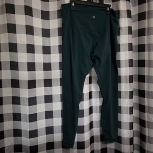 lululemon athletica Dark Green Leggings